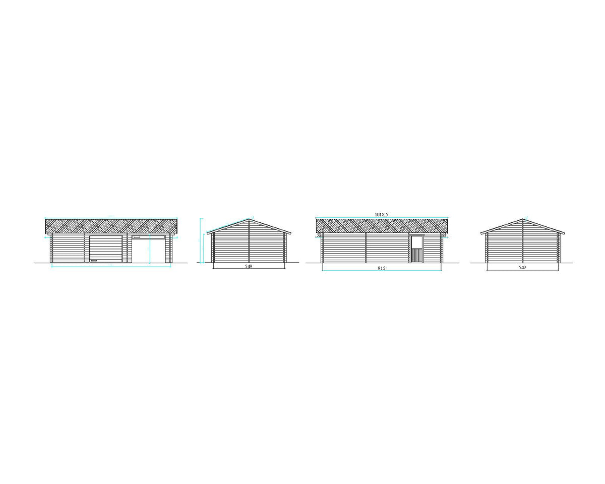 Log Garages